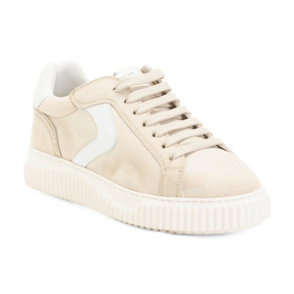 VOILE BLANCHE Leather And Suede Lipari Sneakers